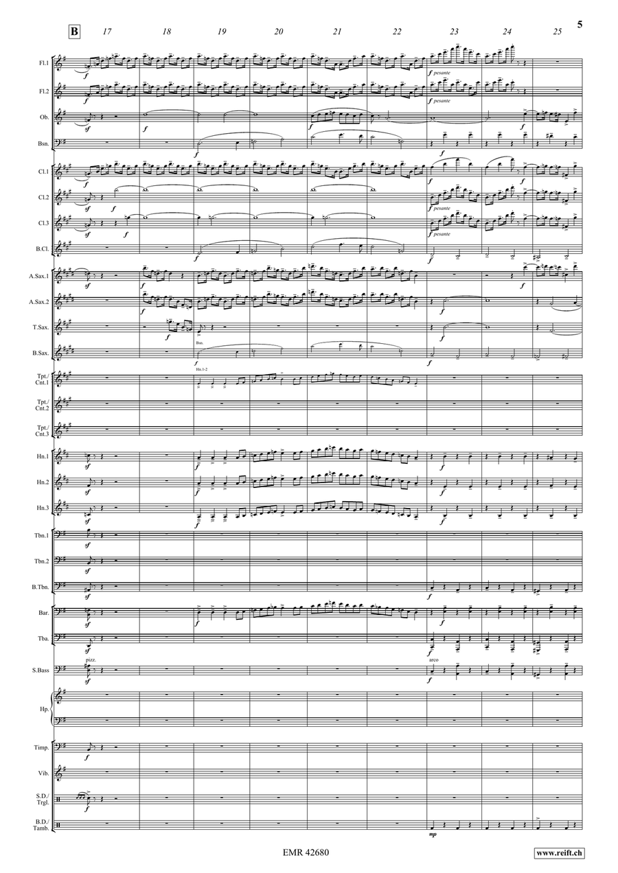 Montagues and Capulets Montagues and Capulets Concert Band scores gallery preview page 6