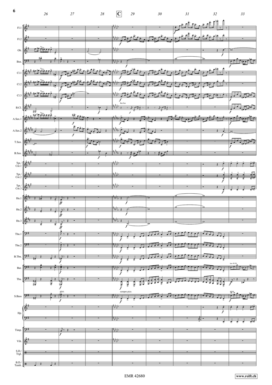 Montagues and Capulets Montagues and Capulets Concert Band scores gallery preview page 7