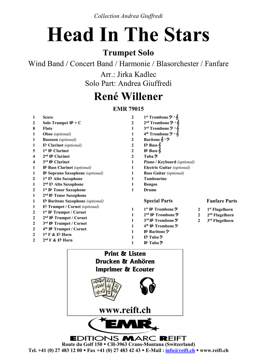 Head In The Stars Head In The Stars Concert Band scores gallery preview page 2