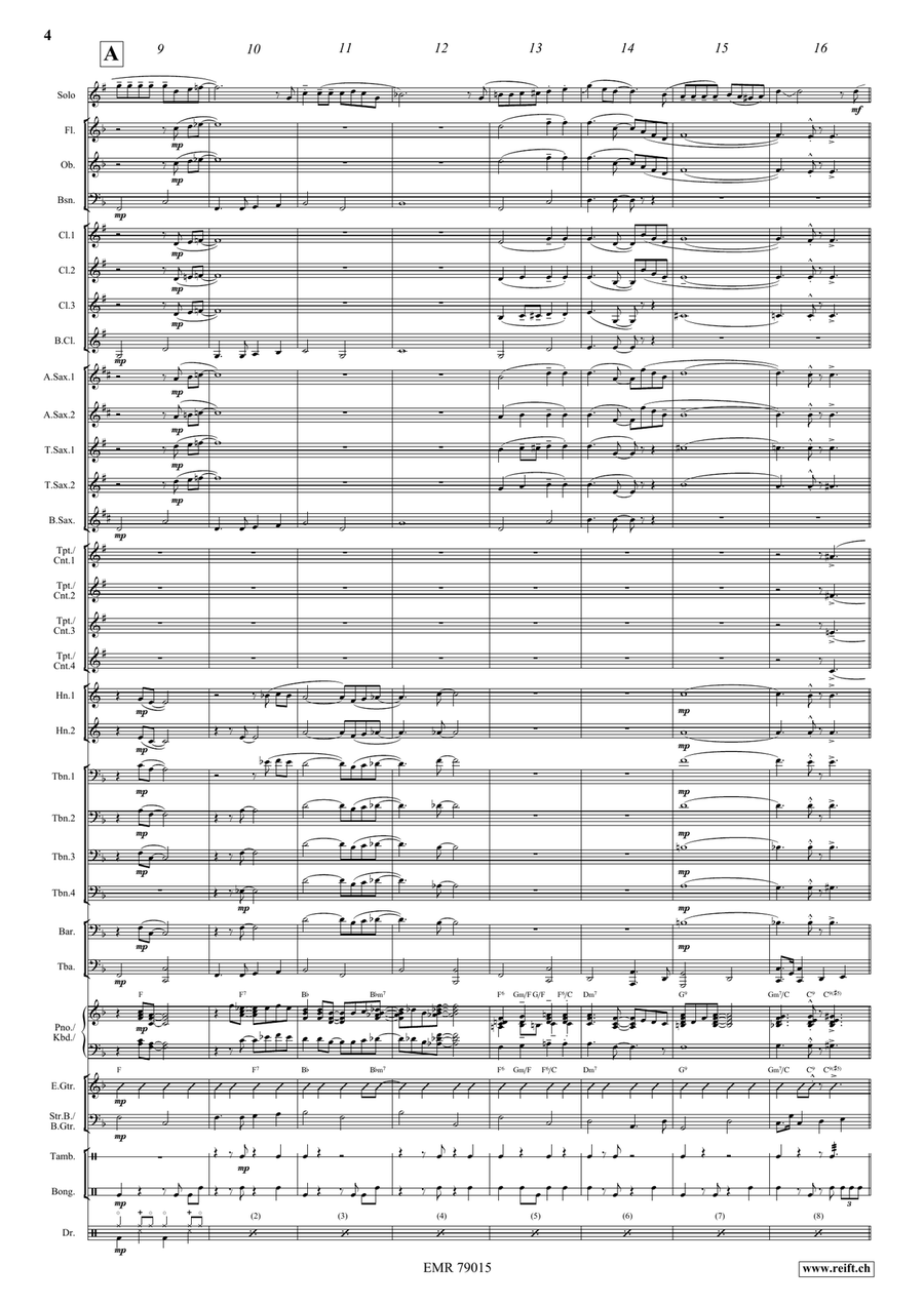 Head In The Stars Head In The Stars Concert Band scores gallery preview page 6