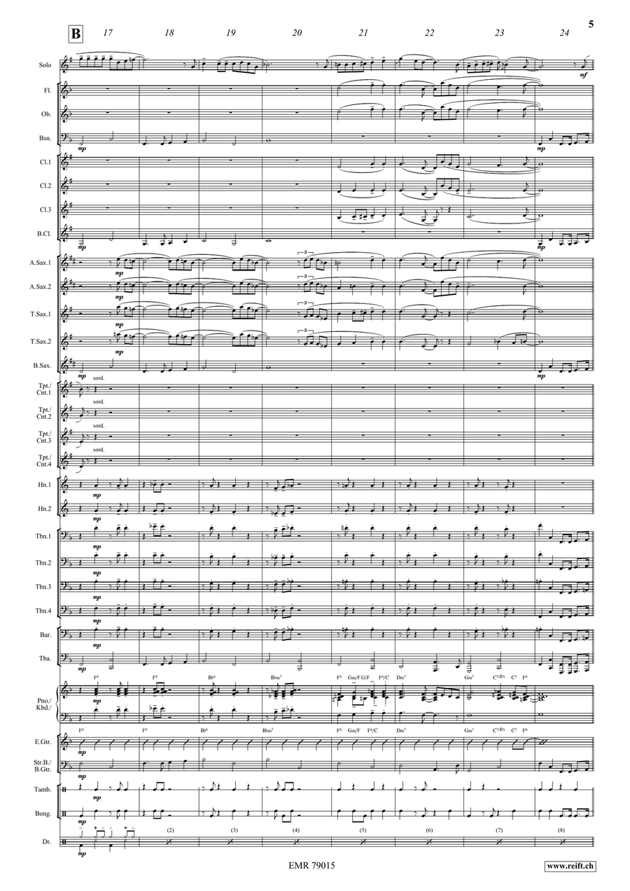 Head In The Stars Head In The Stars Concert Band scores gallery preview page 7