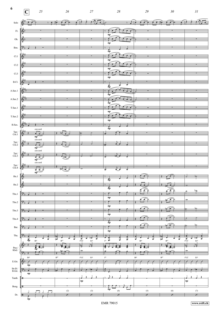 Head In The Stars Head In The Stars Concert Band scores gallery preview page 8