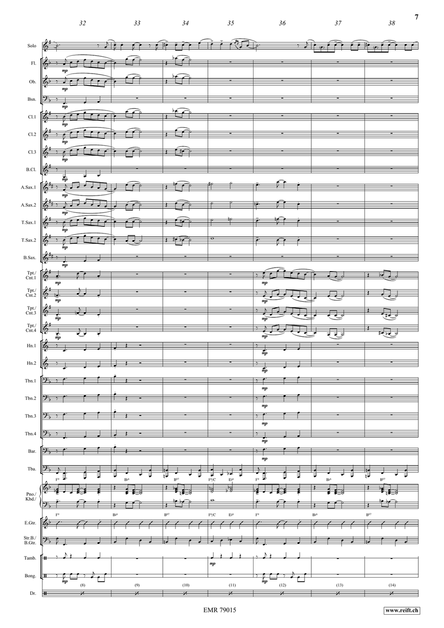 Head In The Stars Head In The Stars Concert Band scores gallery preview page 9