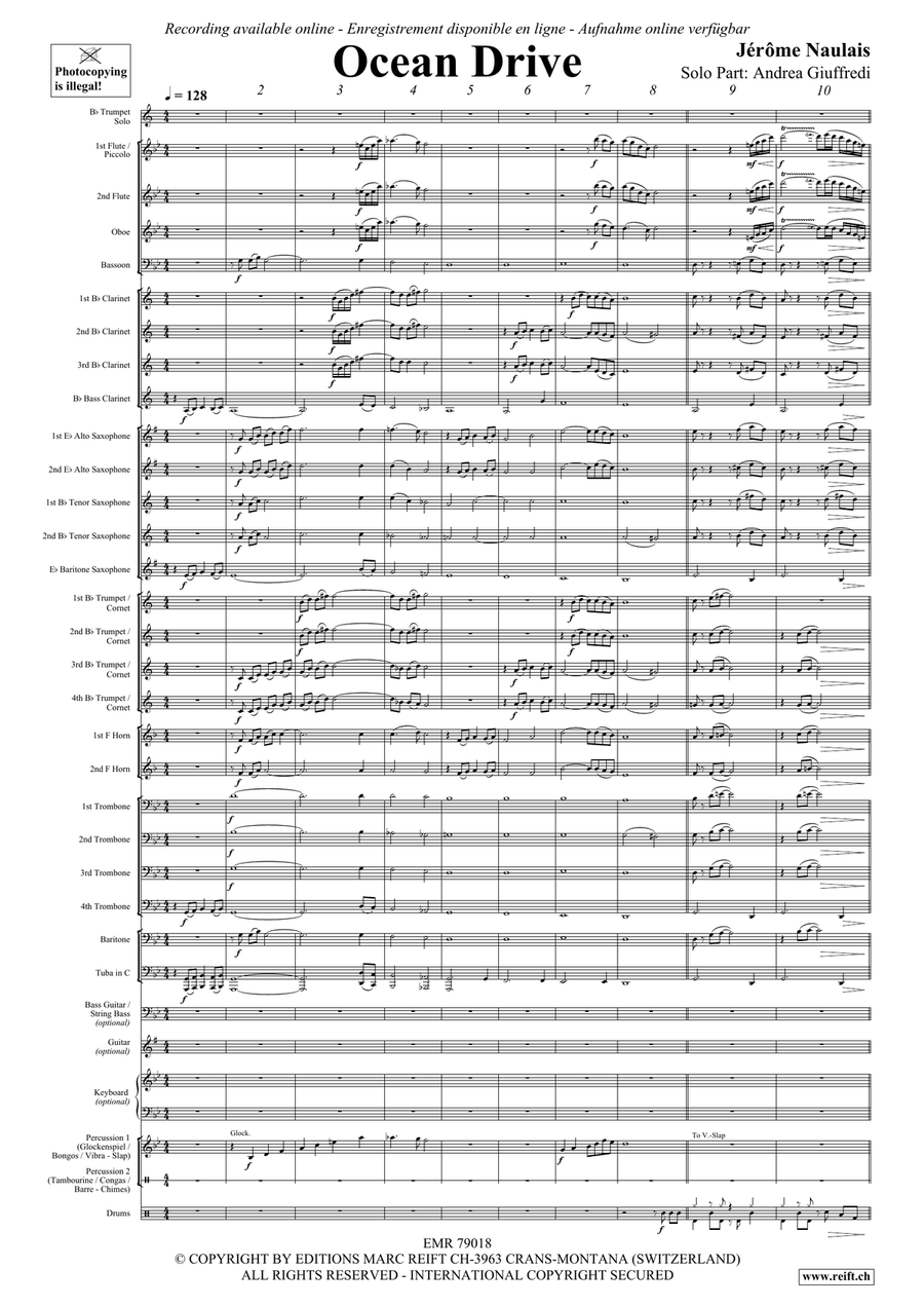 Ocean Drive Ocean Drive Concert Band scores gallery preview page 5