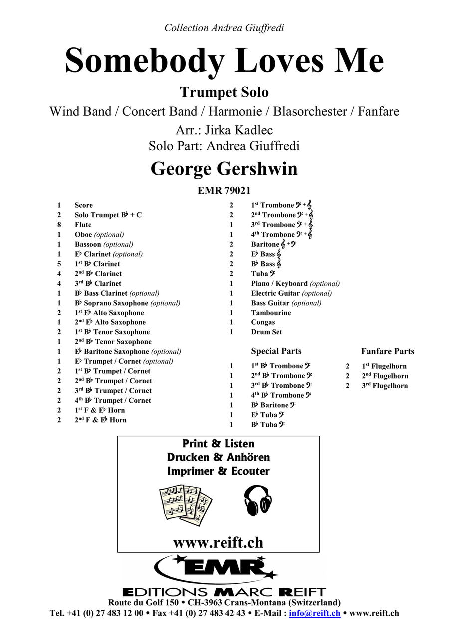 Somebody Loves Me Somebody Loves Me Concert Band scores gallery preview page 2