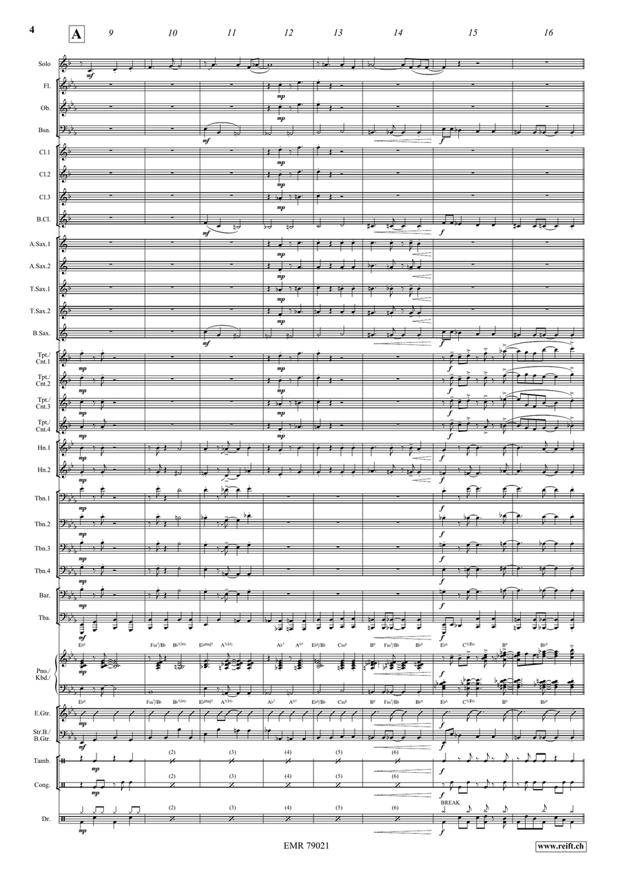 Somebody Loves Me Somebody Loves Me Concert Band scores gallery preview page 6