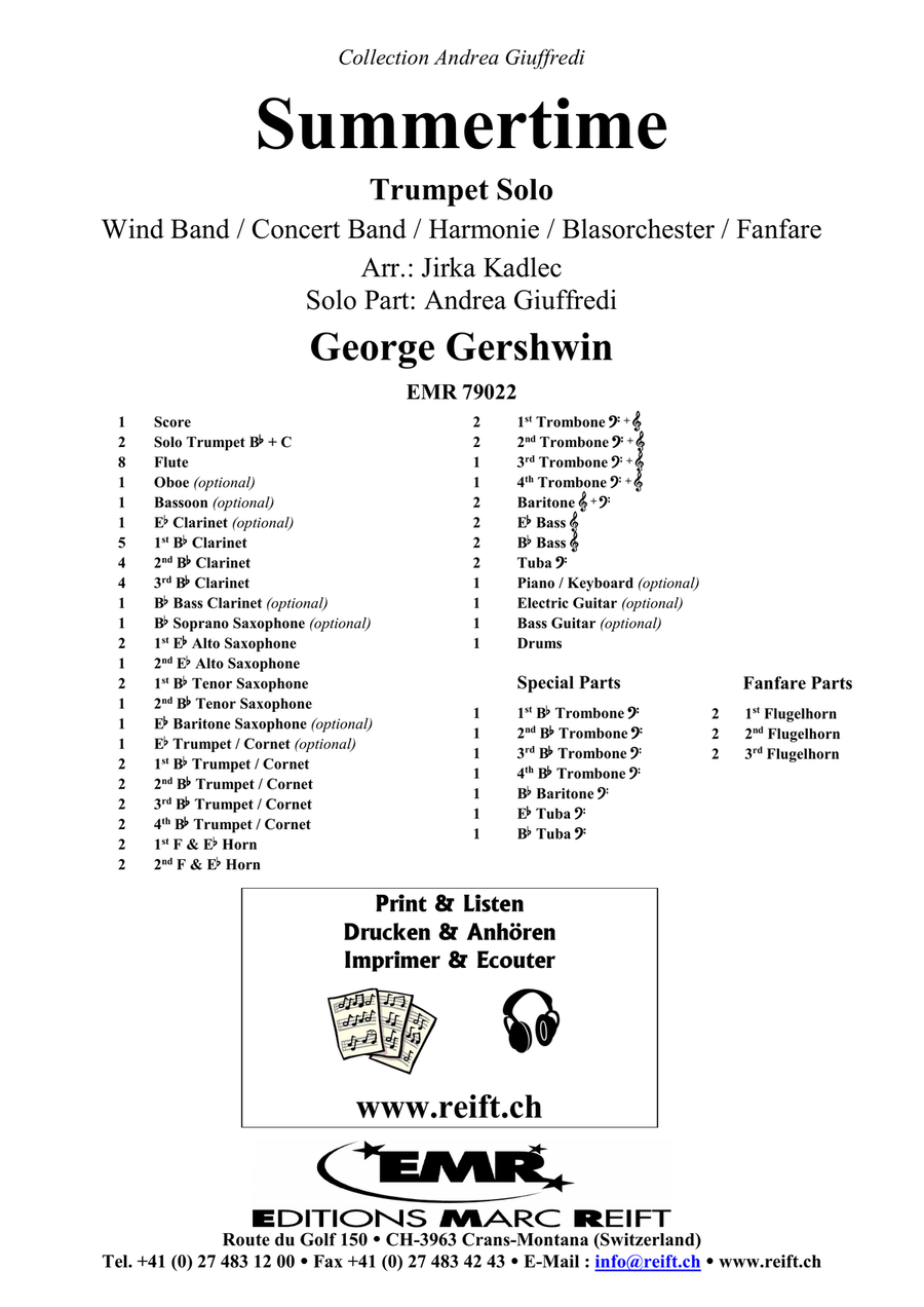 Summertime Summertime Concert Band scores gallery preview page 2