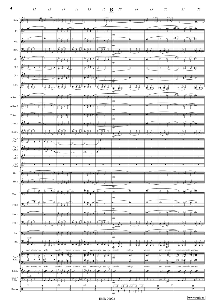 Summertime Summertime Concert Band scores gallery preview page 6