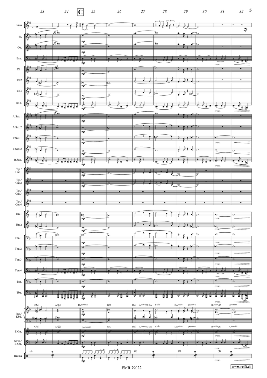 Summertime Summertime Concert Band scores gallery preview page 7