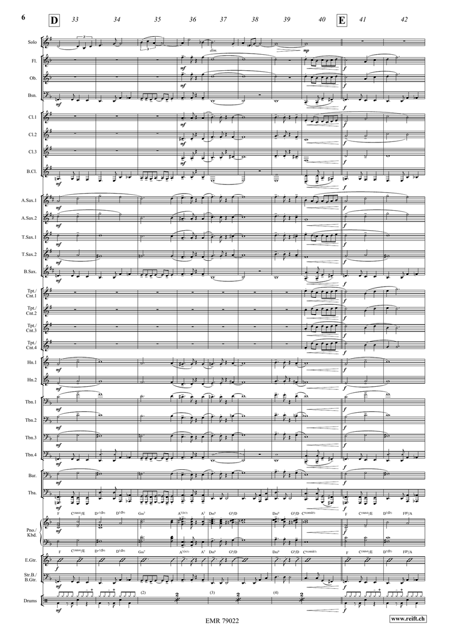 Summertime Summertime Concert Band scores gallery preview page 8