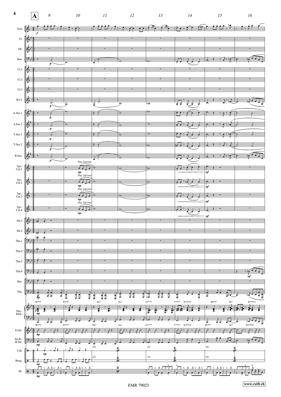 Sunday Mood Sunday Mood Concert Band scores gallery preview page 6