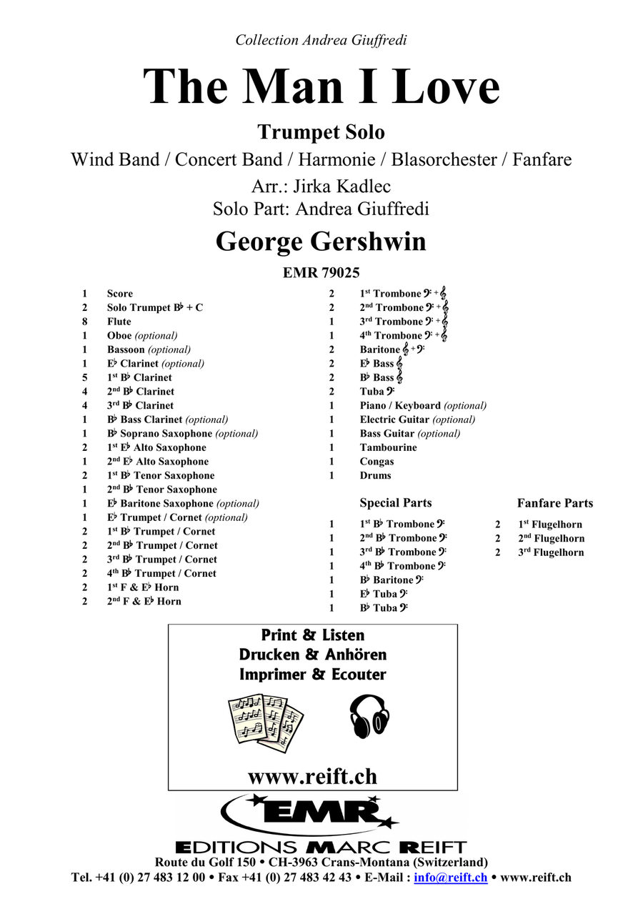 The Man I Love The Man I Love Concert Band scores gallery preview page 2