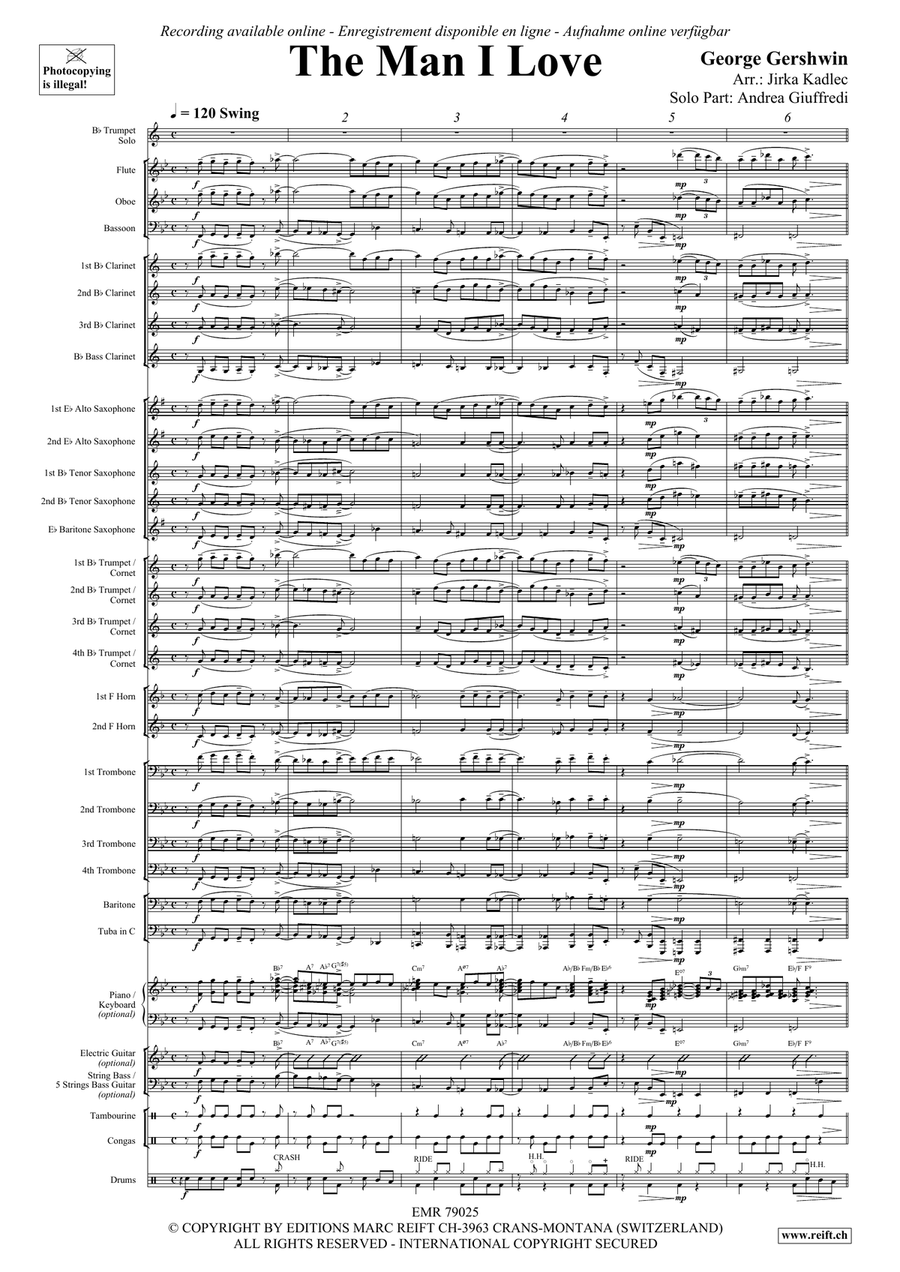 The Man I Love The Man I Love Concert Band scores gallery preview page 4