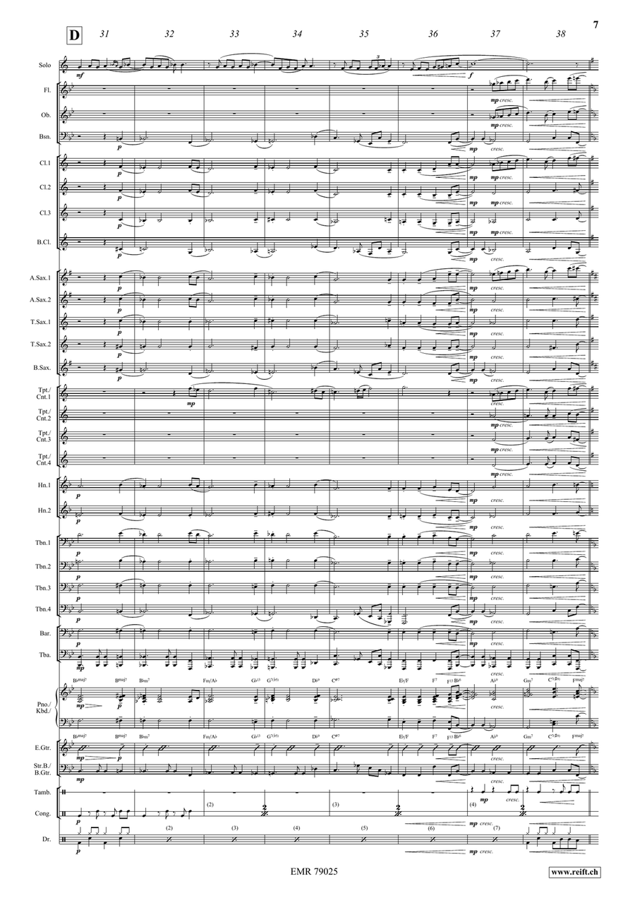 The Man I Love The Man I Love Concert Band scores gallery preview page 8