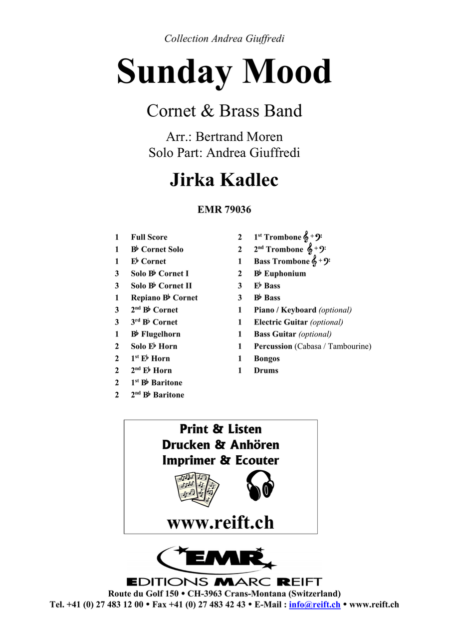 Sunday Mood Sunday Mood Brass Band scores gallery preview page 2