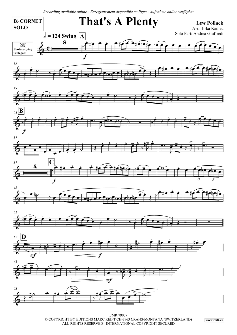 That's A Plenty That's A Plenty Brass Band scores gallery preview page 4