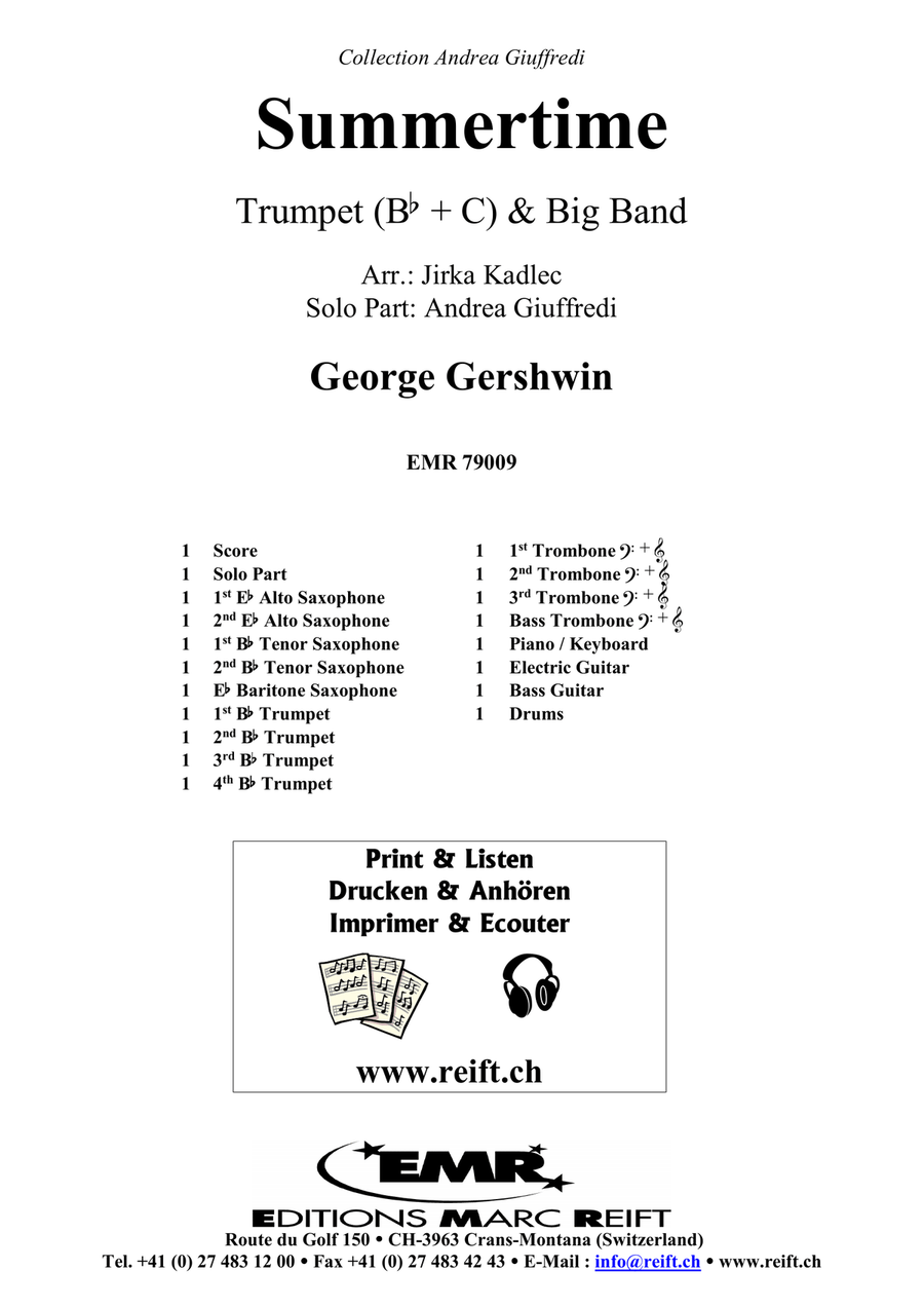 Summertime Summertime Big Band scores gallery preview page 2