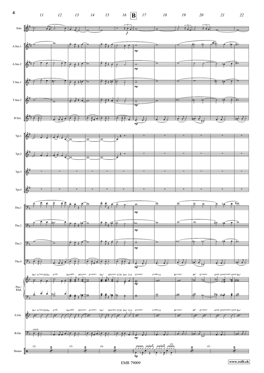 Summertime Summertime Big Band scores gallery preview page 6