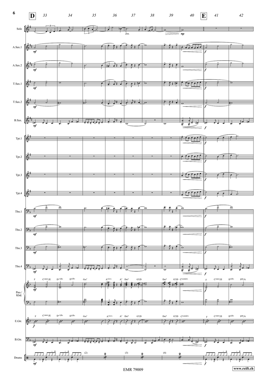 Summertime Summertime Big Band scores gallery preview page 8