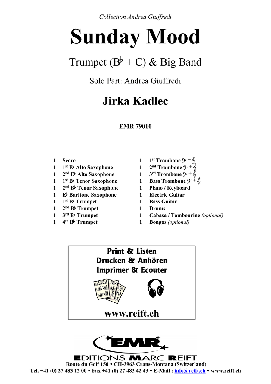 Sunday Mood Sunday Mood Big Band scores gallery preview page 2