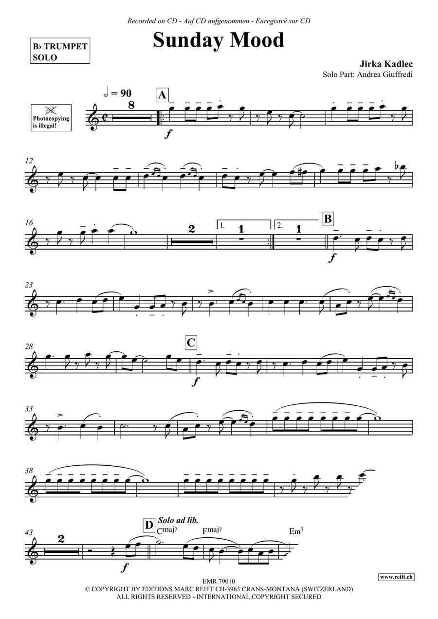 Sunday Mood Sunday Mood Big Band scores gallery preview page 4