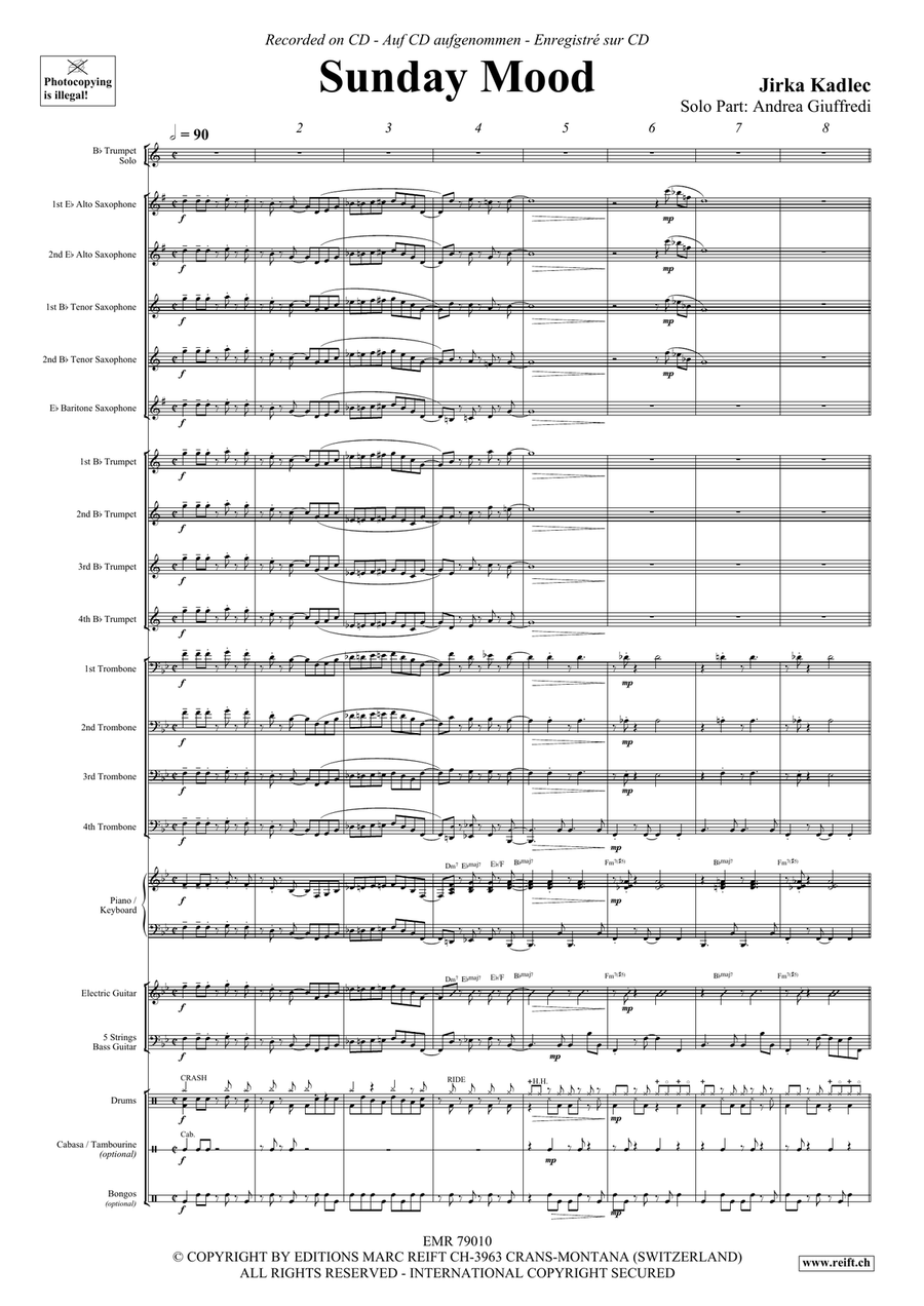 Sunday Mood Sunday Mood Big Band scores gallery preview page 5