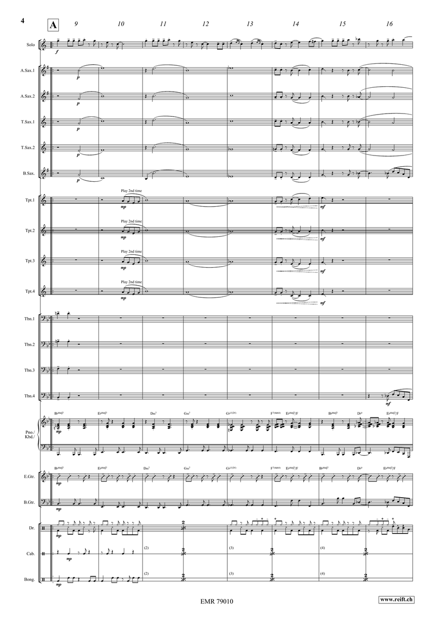 Sunday Mood Sunday Mood Big Band scores gallery preview page 6