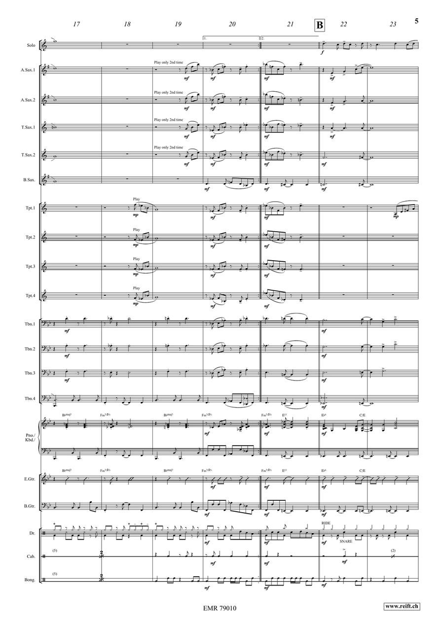 Sunday Mood Sunday Mood Big Band scores gallery preview page 7