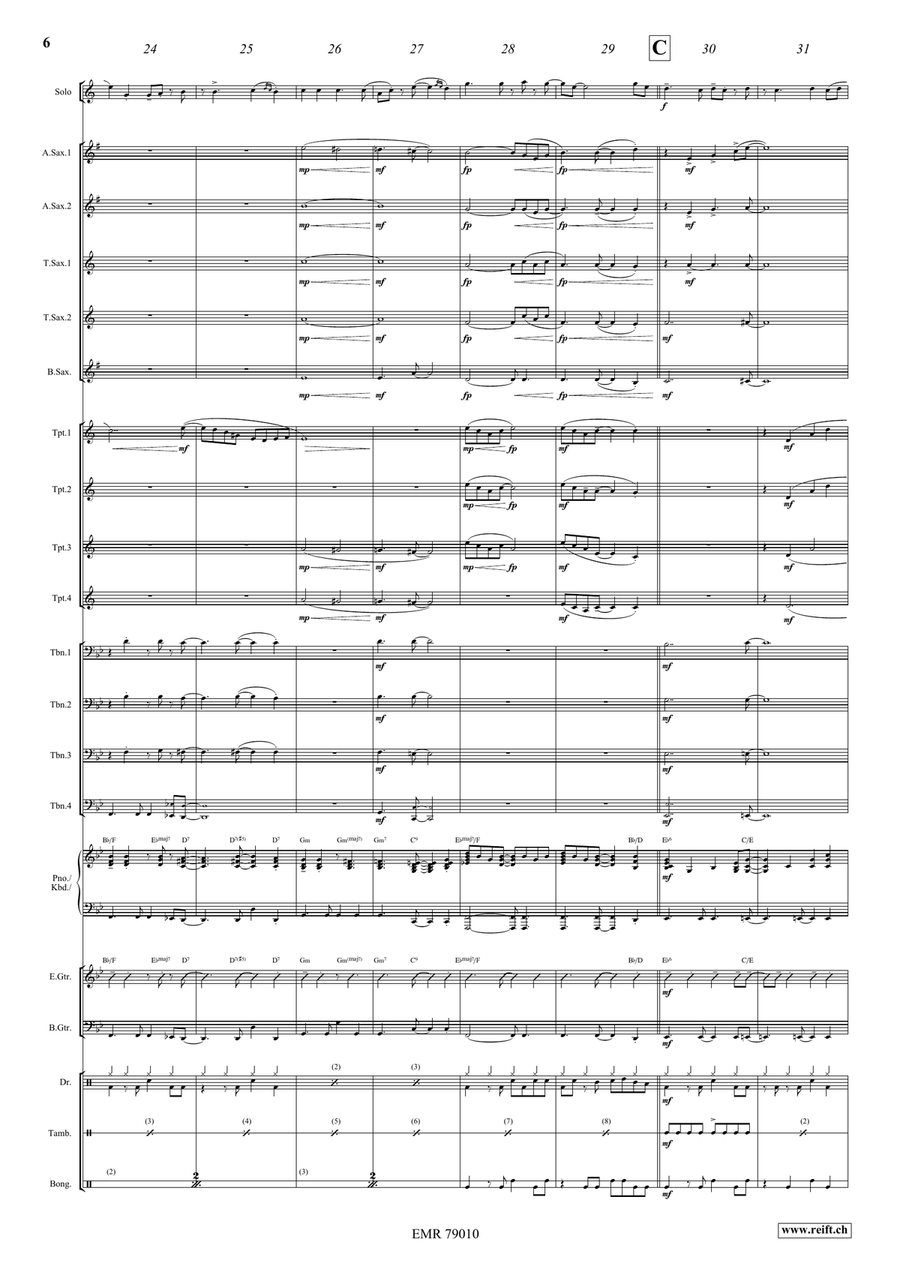 Sunday Mood Sunday Mood Big Band scores gallery preview page 8