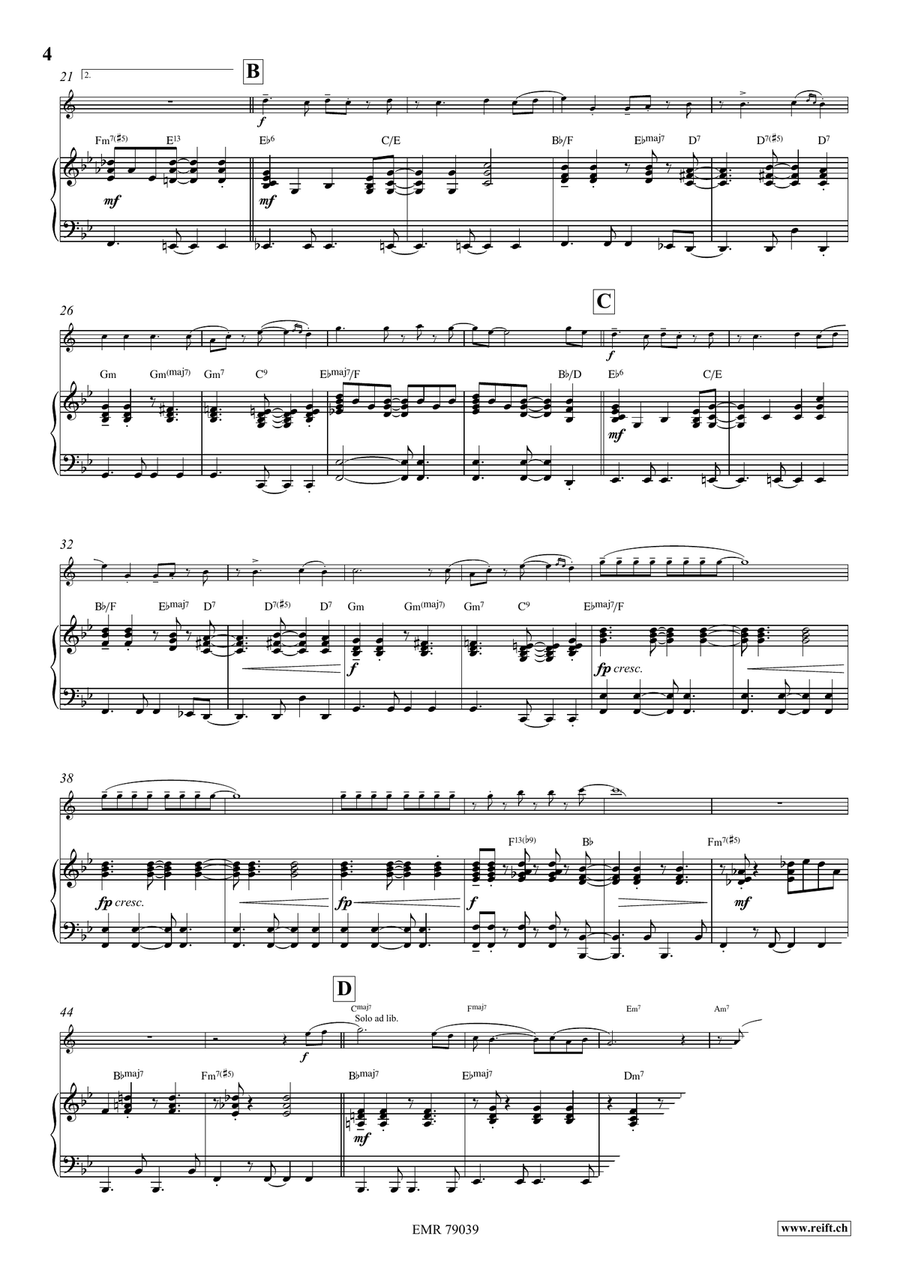 Sunday Mood Sunday Mood Trumpet Solo scores gallery preview page 6