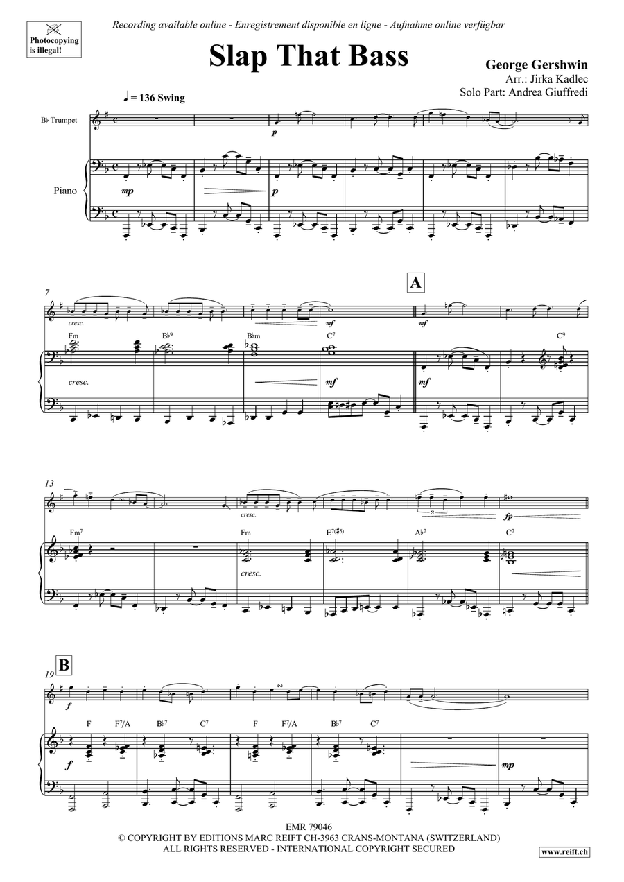 Slap That Bass Slap That Bass Trumpet Solo scores gallery preview page 5