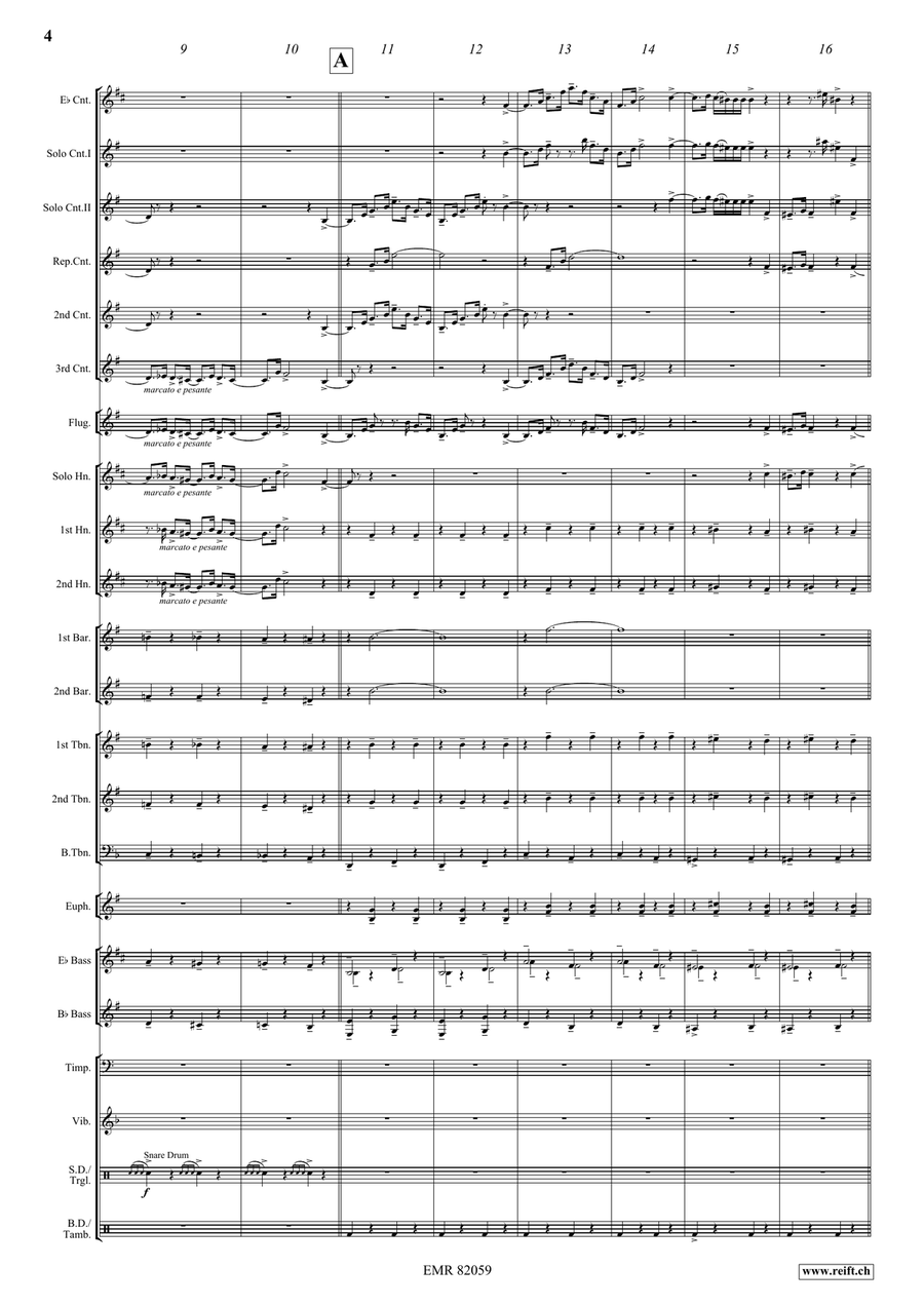 Montagues and Capulets Montagues and Capulets Brass Band scores gallery preview page 5