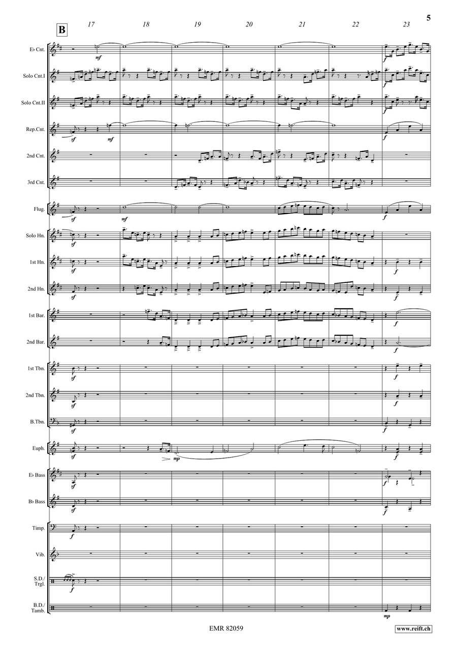 Montagues and Capulets Montagues and Capulets Brass Band scores gallery preview page 6
