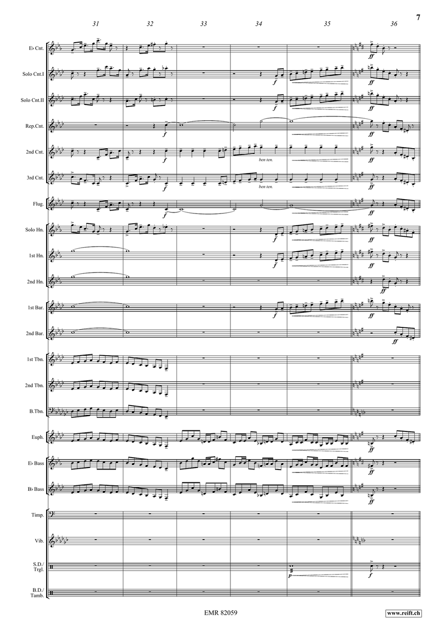 Montagues and Capulets Montagues and Capulets Brass Band scores gallery preview page 8
