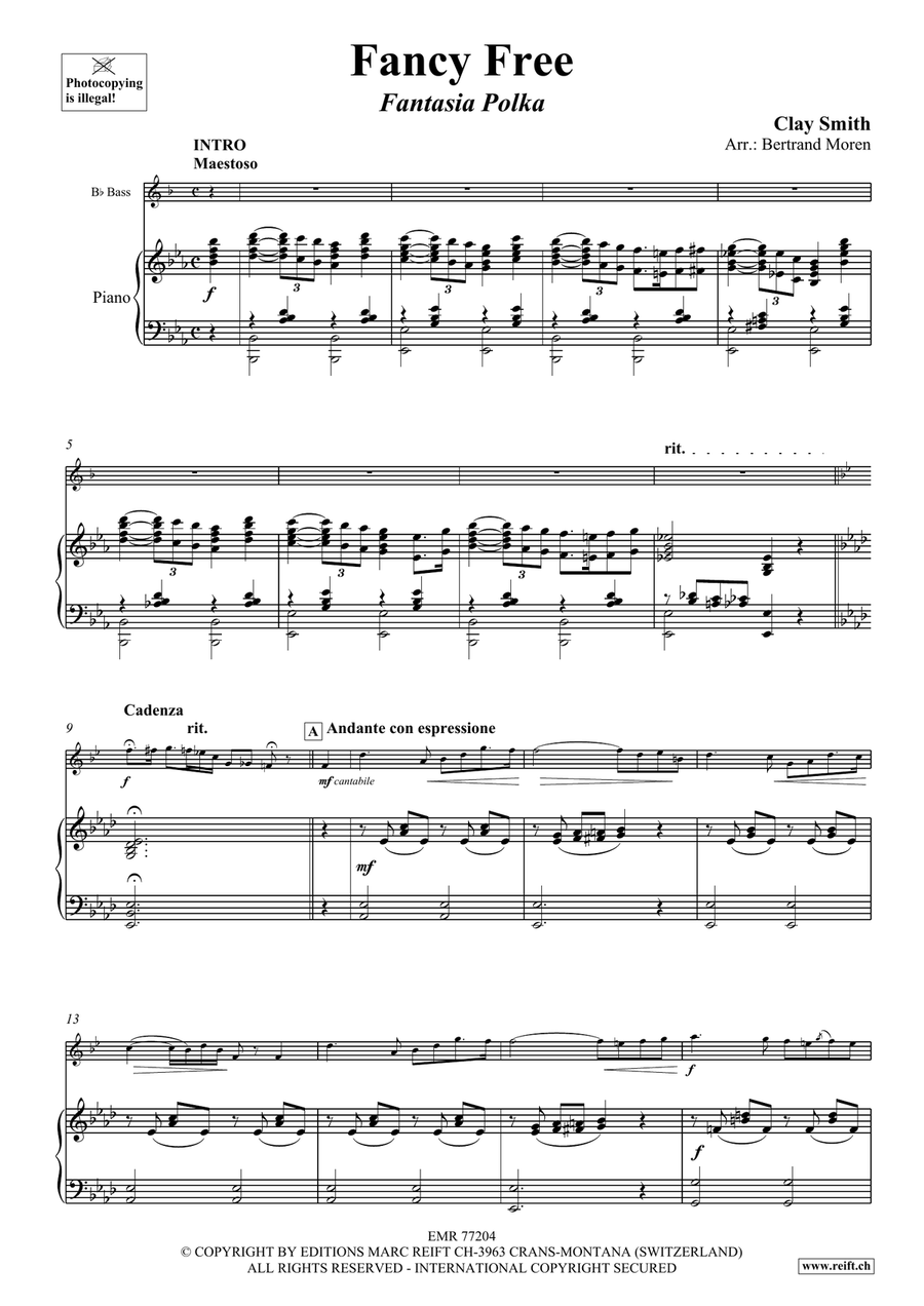 Fancy Free Fancy Free Voice Solo scores gallery preview page 4