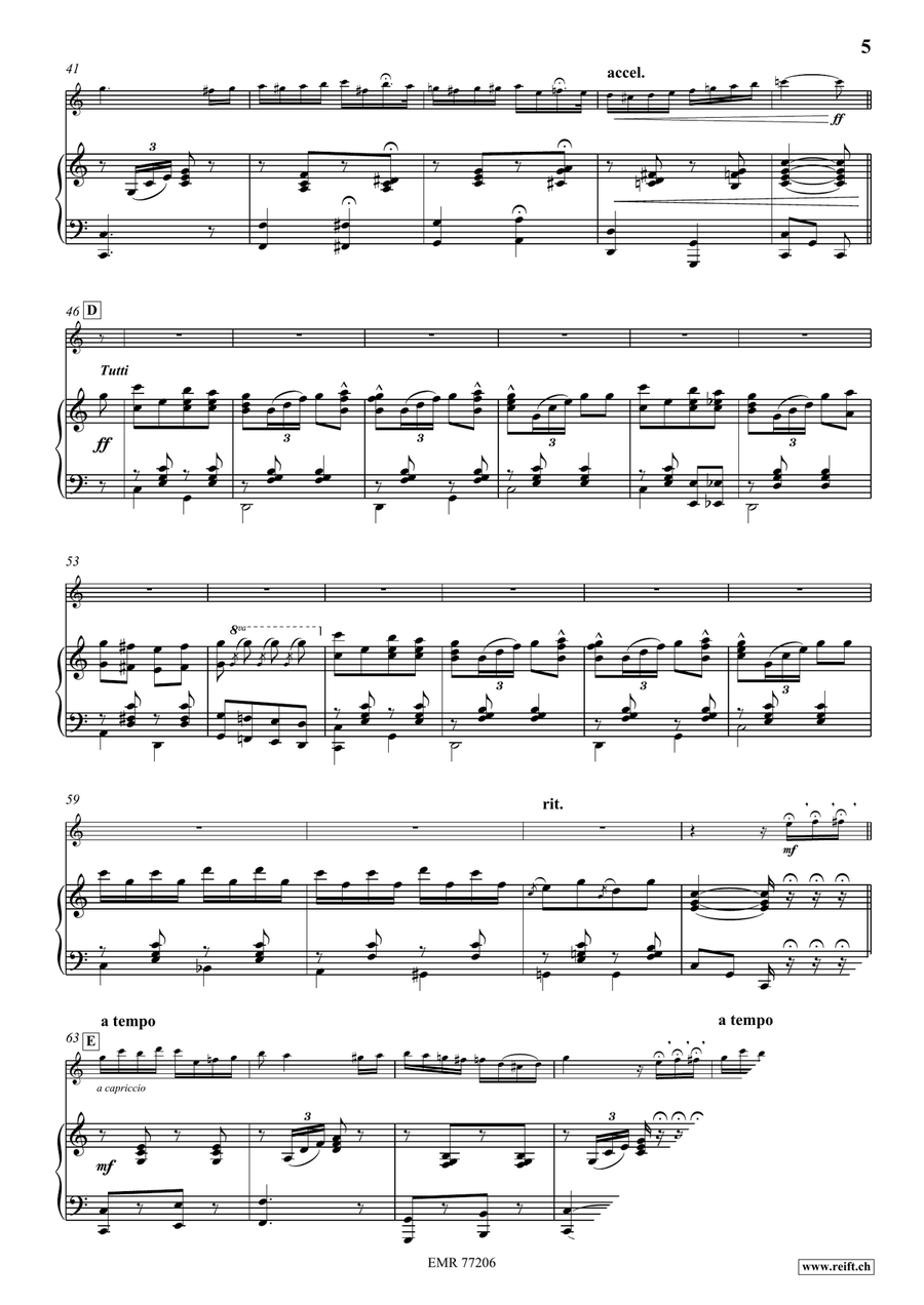 Fancy Free Fancy Free Flute Solo scores gallery preview page 6