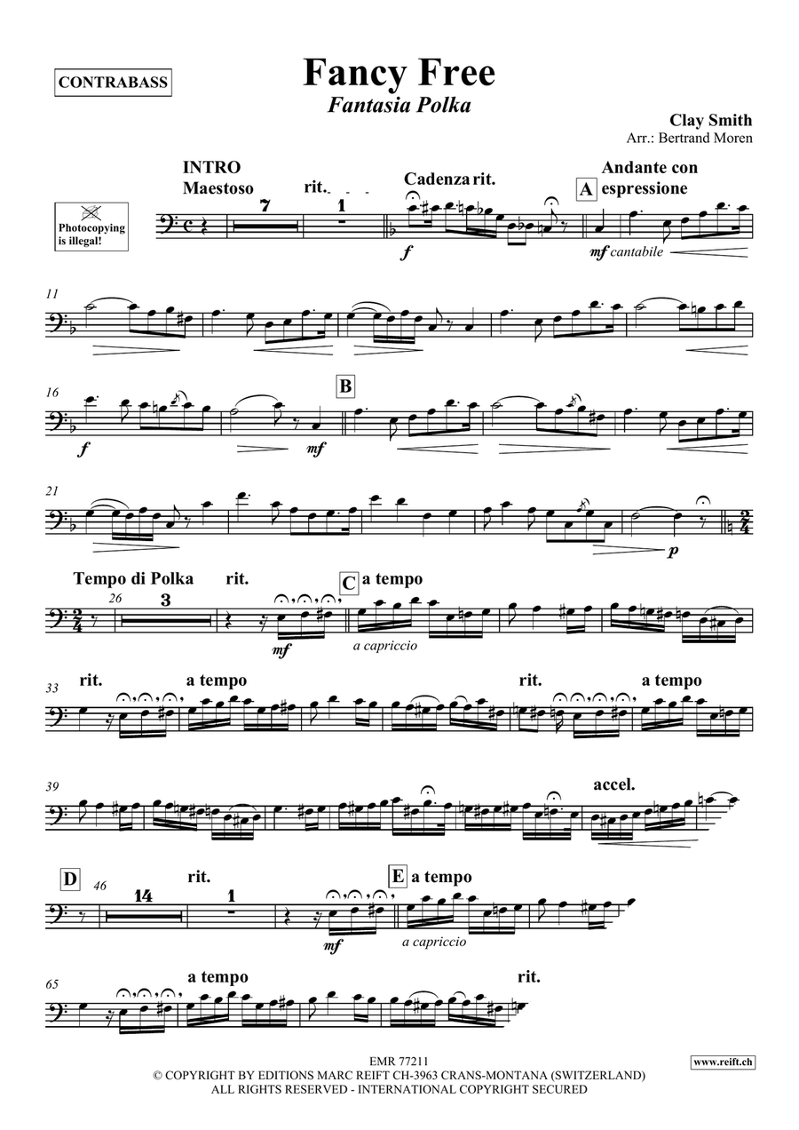 Fancy Free Fancy Free Double Bass scores gallery preview page 3