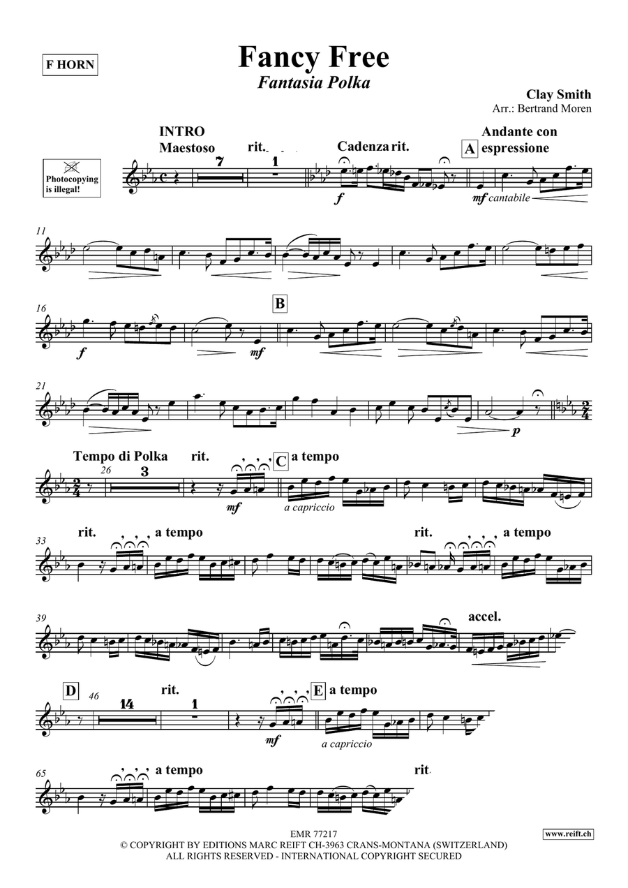 Fancy Free Fancy Free Horn scores gallery preview page 3