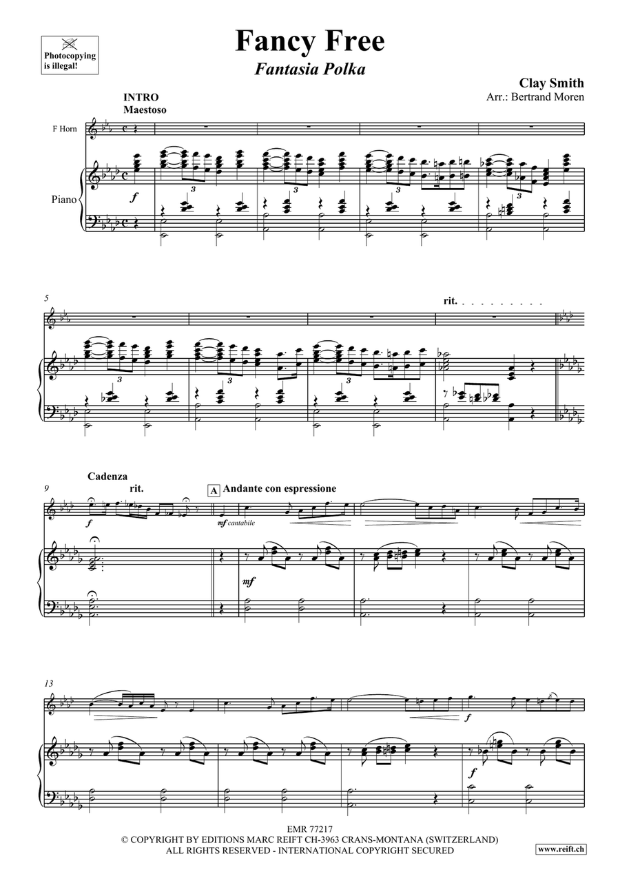 Fancy Free Fancy Free Horn scores gallery preview page 4