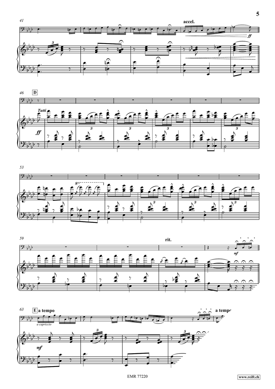 Fancy Free Fancy Free Bass Trombone scores gallery preview page 6