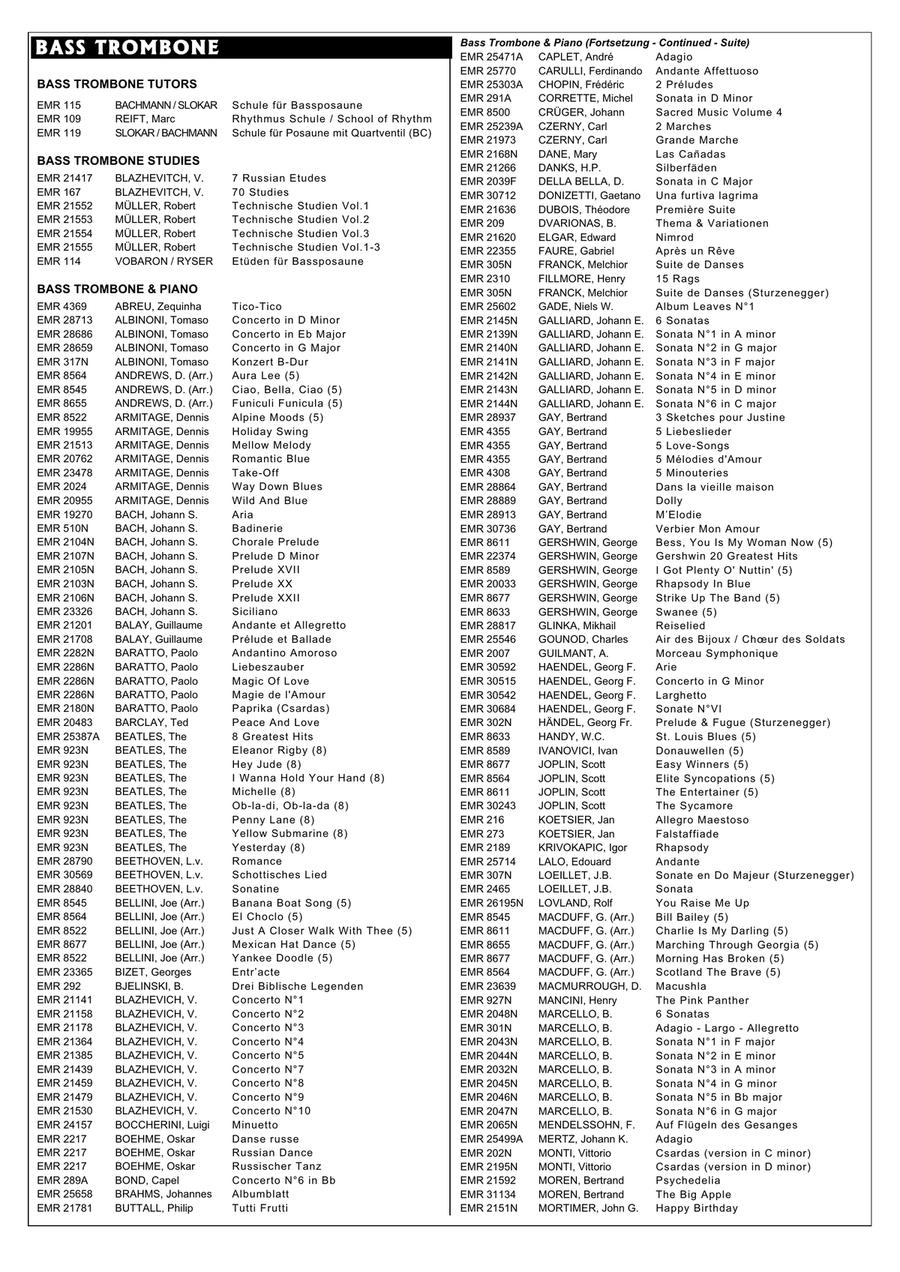 Fancy Free Fancy Free Bass Trombone scores gallery preview page 7