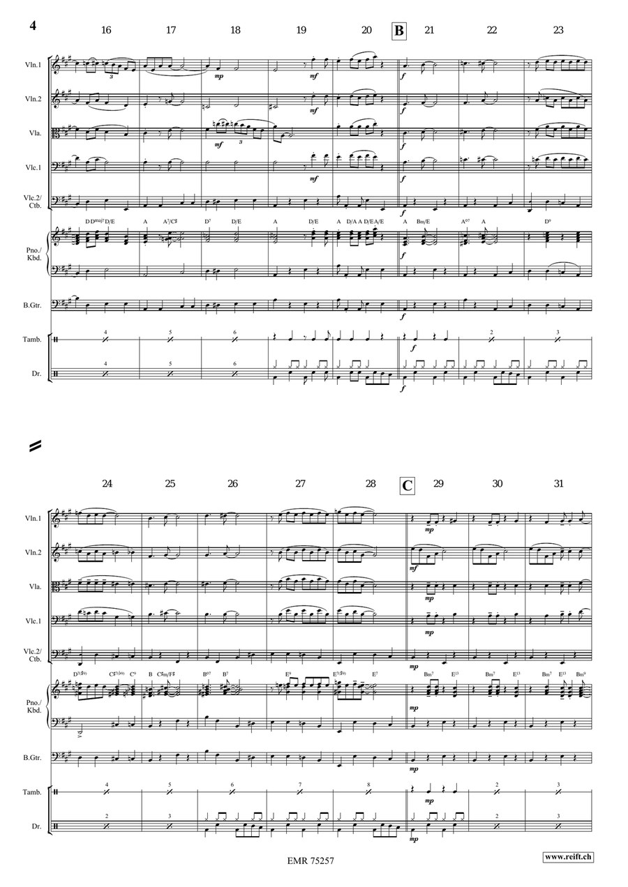 Honeysuckle Rose Honeysuckle Rose String Quintet scores gallery preview page 4