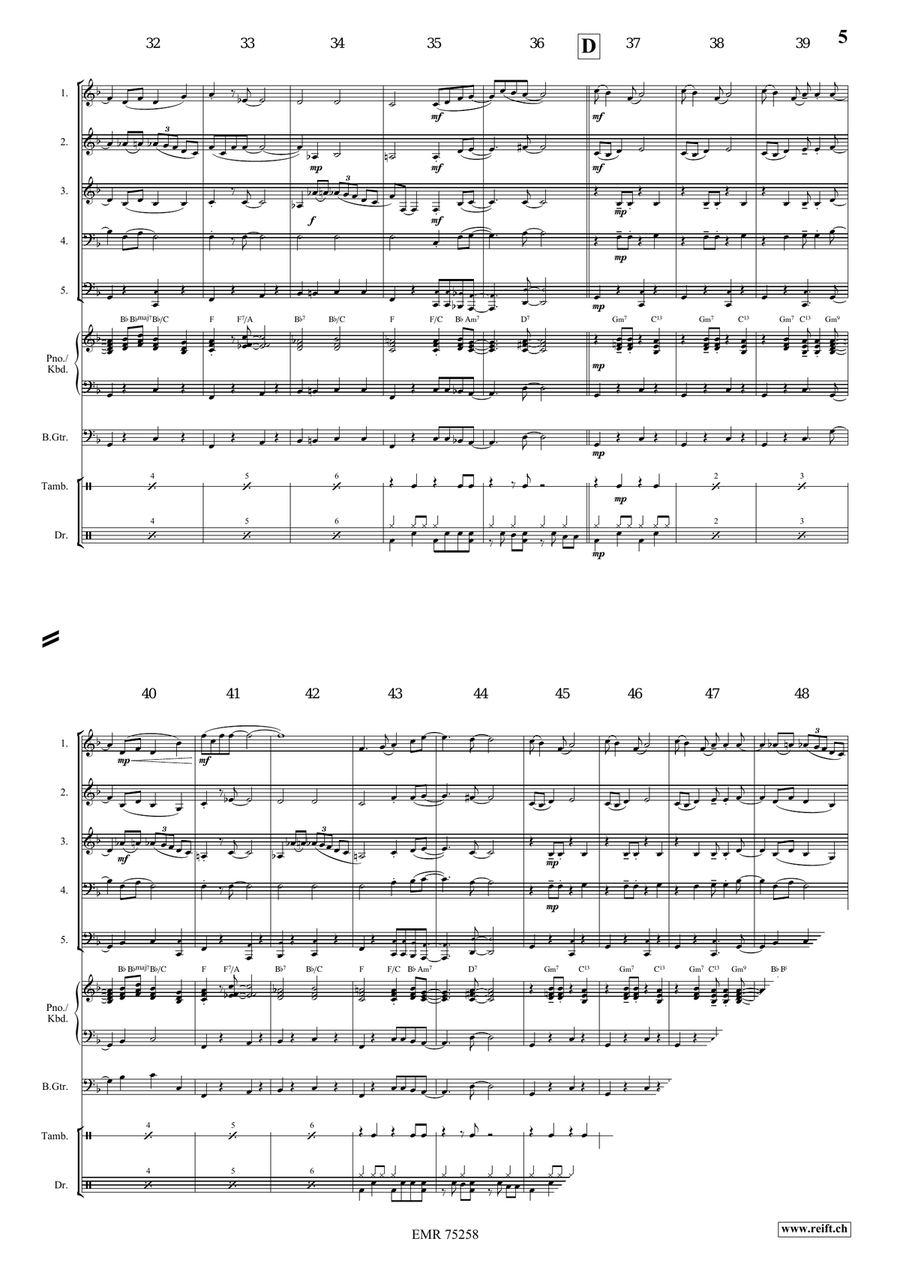 Honeysuckle Rose Honeysuckle Rose Brass Quintet scores gallery preview page 5