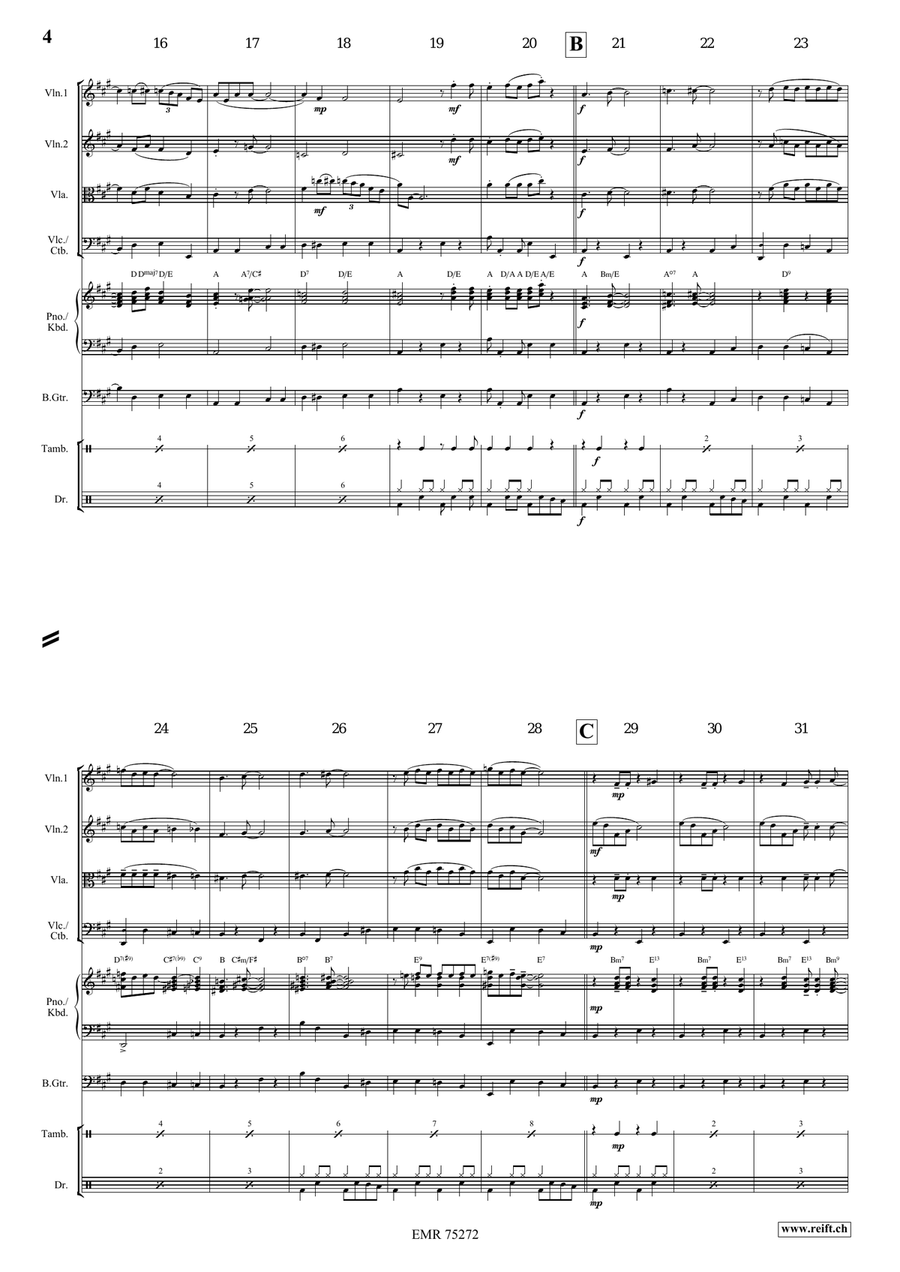 Honeysuckle Rose Honeysuckle Rose String Quartet scores gallery preview page 4