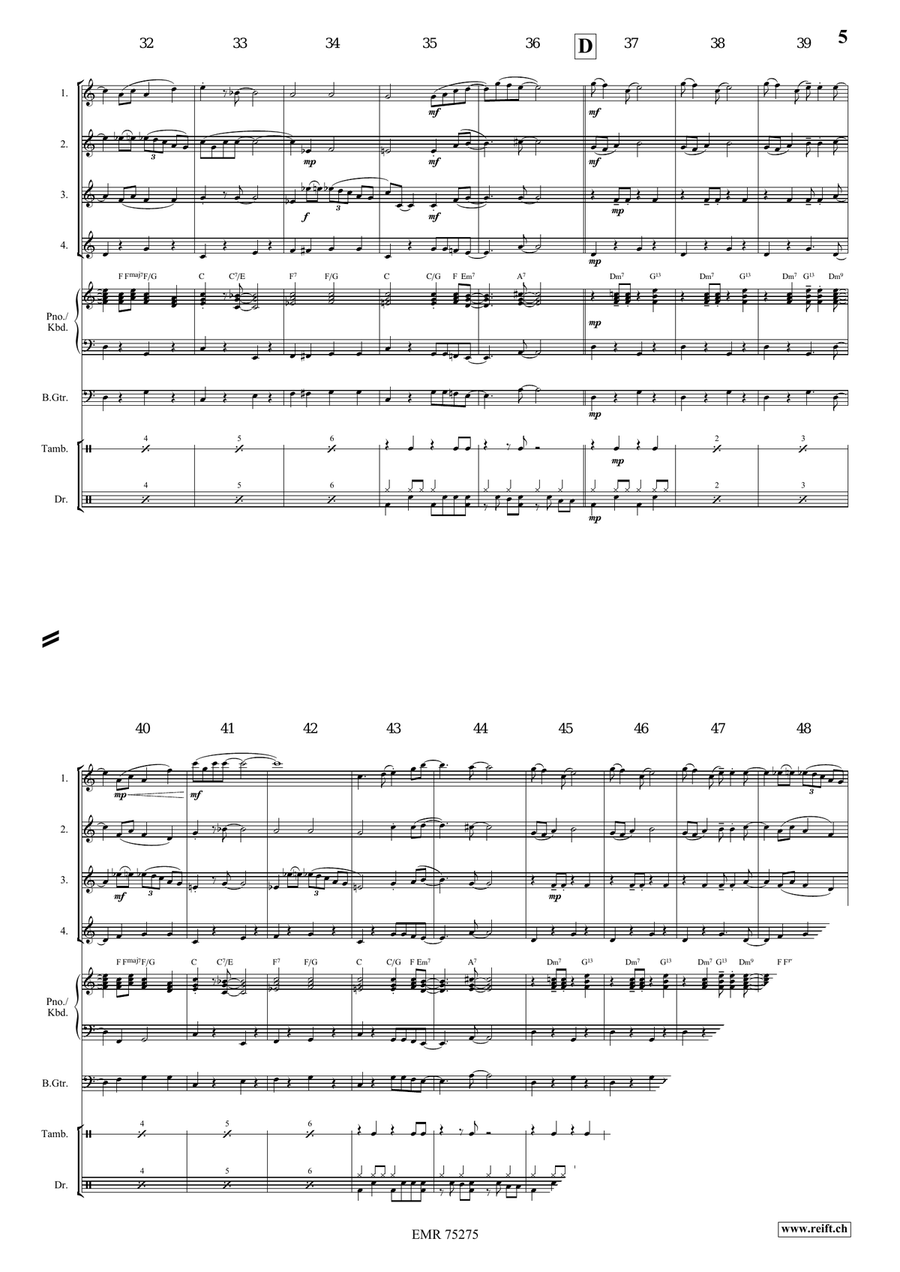 Honeysuckle Rose Honeysuckle Rose Flute Quartet scores gallery preview page 5