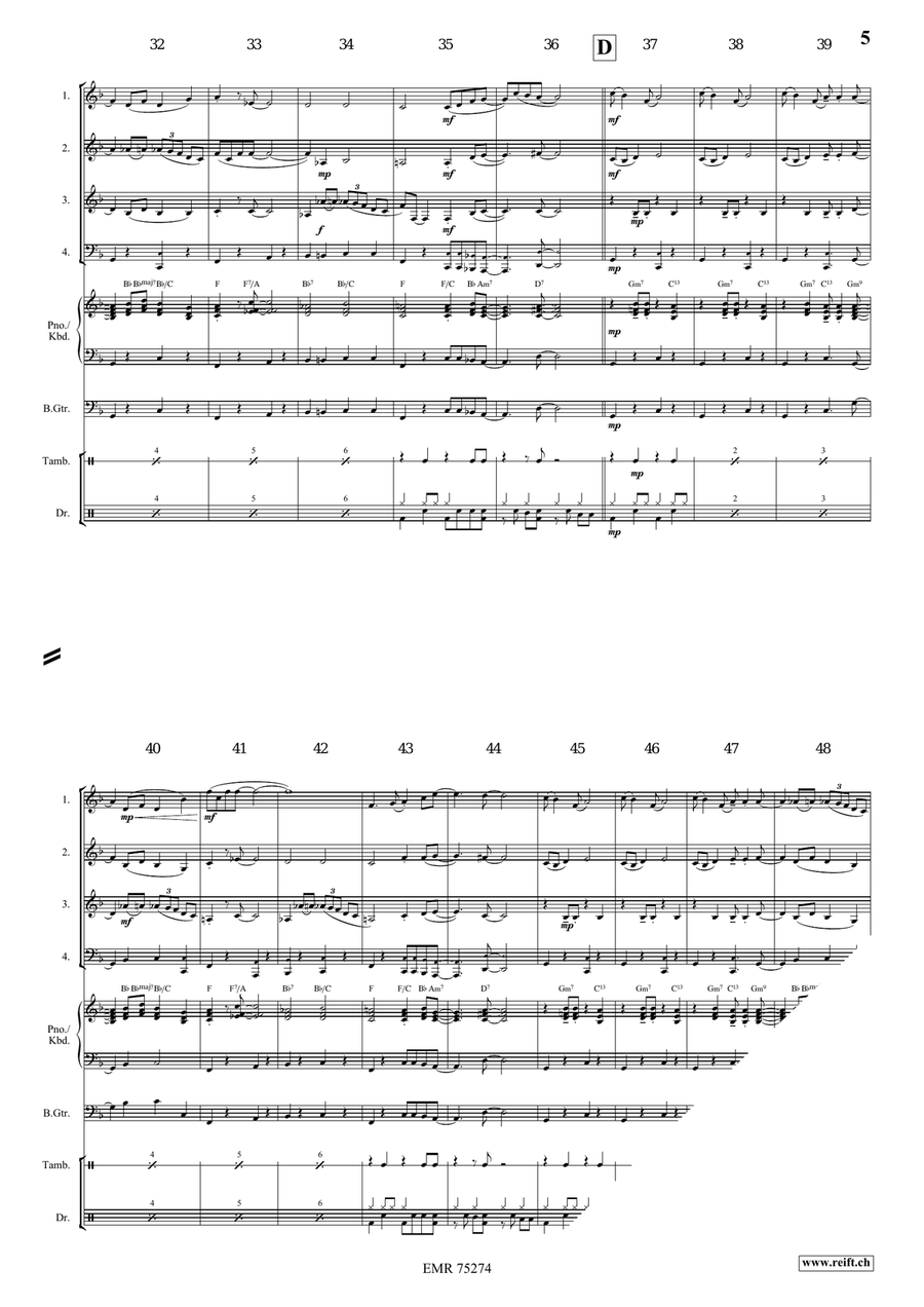 Honeysuckle Rose Honeysuckle Rose Woodwind Quartet scores gallery preview page 5