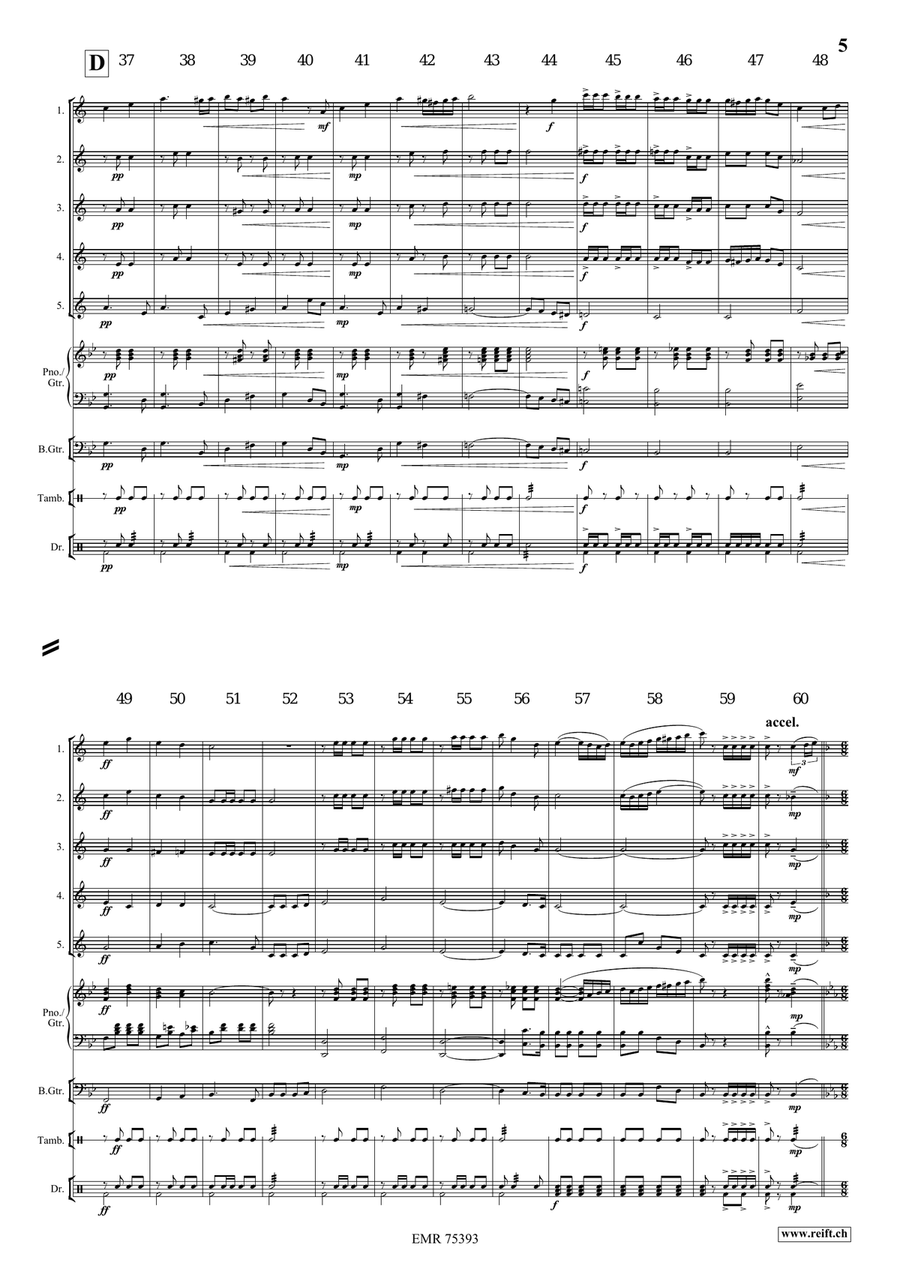 Irish Castle Irish Castle Clarinet Quintet scores gallery preview page 6
