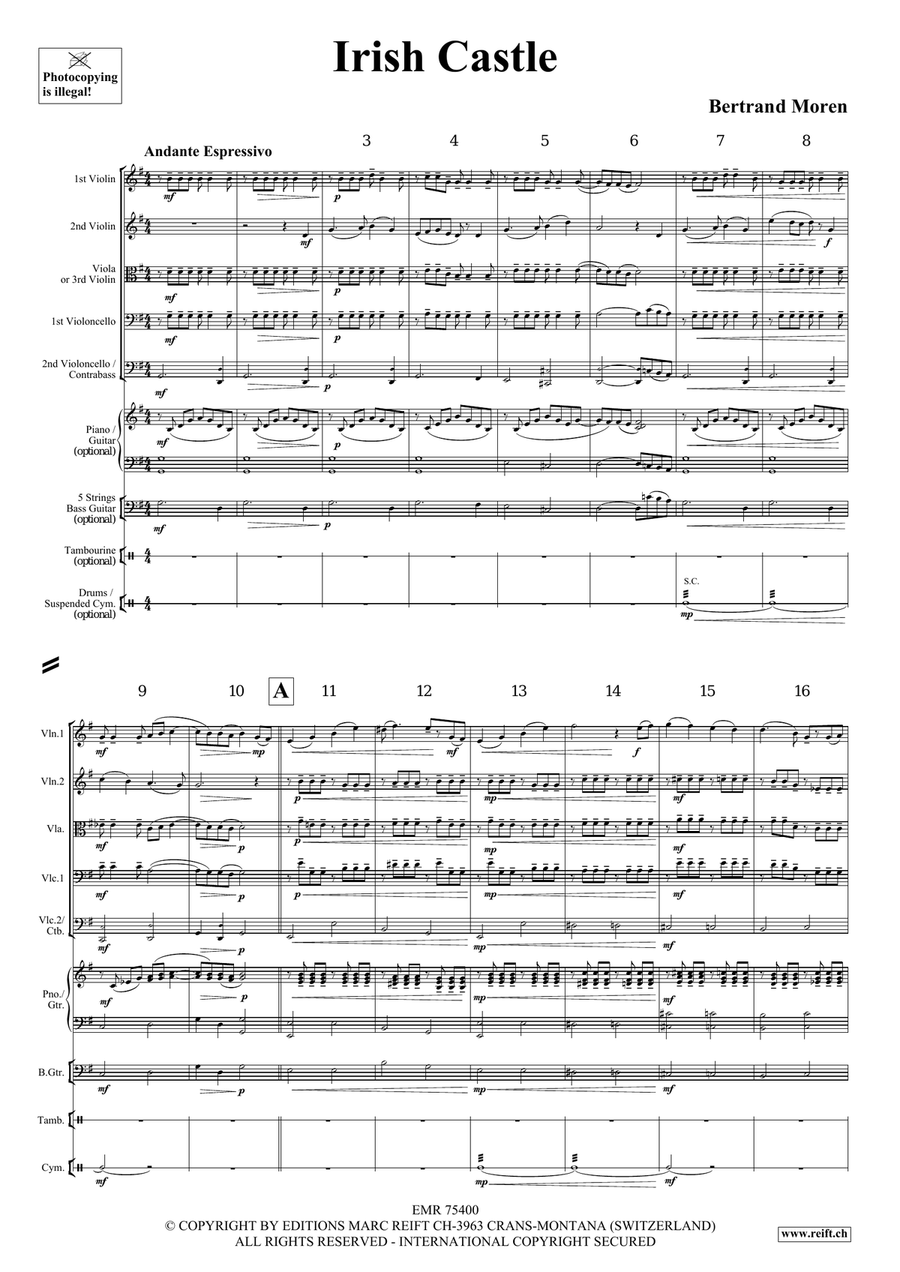 Irish Castle Irish Castle String Orchestra scores gallery preview page 4