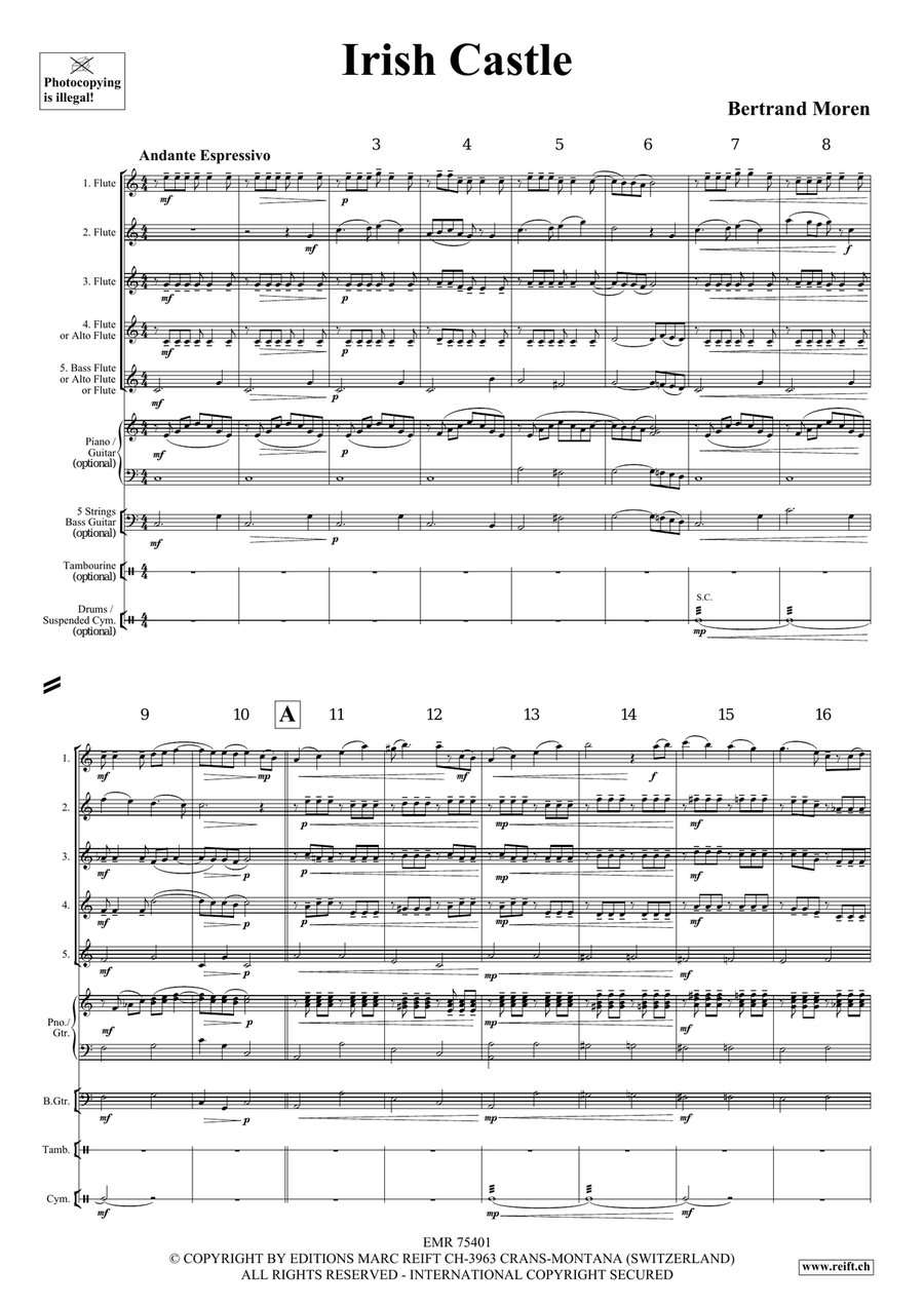 Irish Castle Irish Castle Flute scores gallery preview page 4