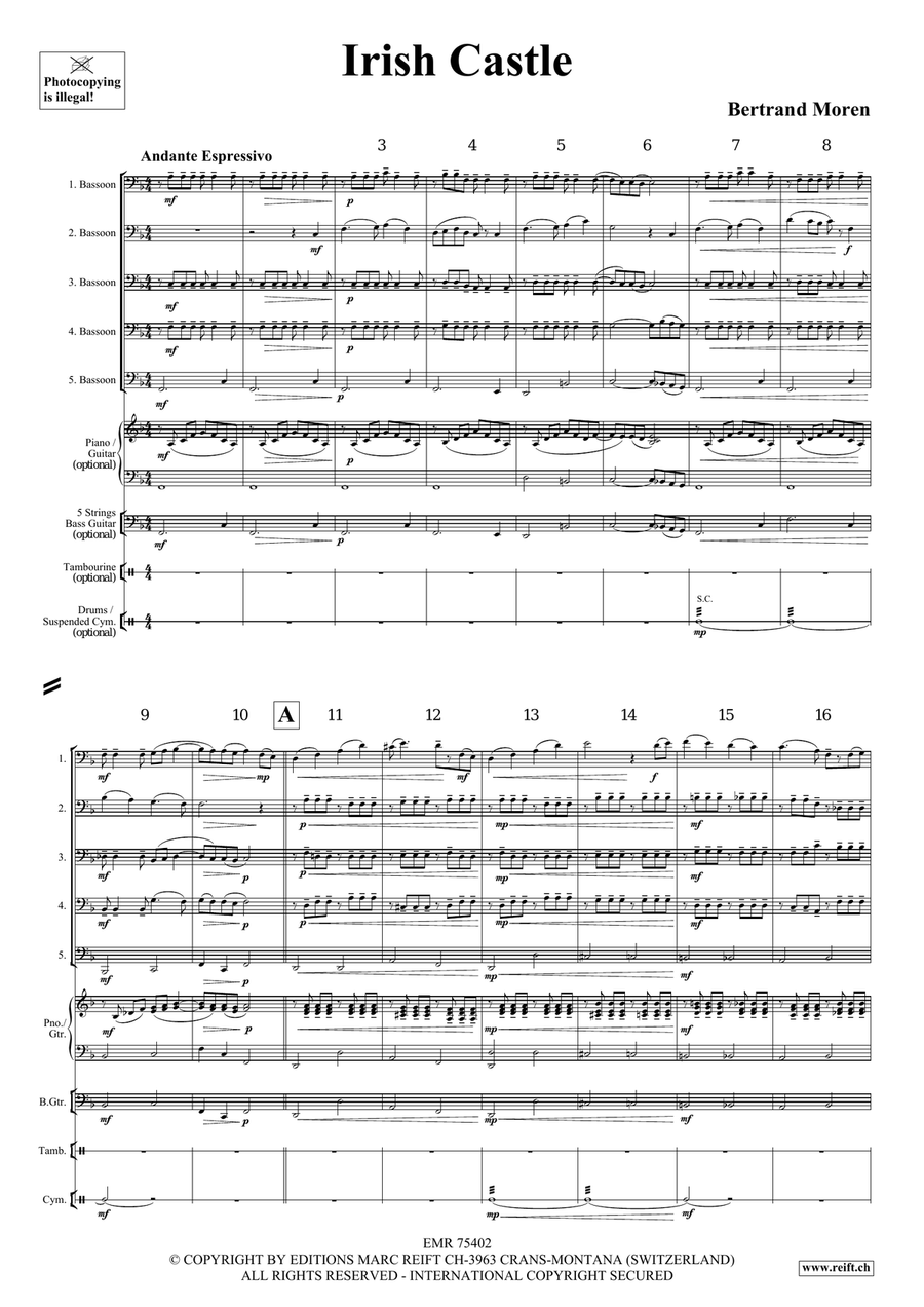 Irish Castle Irish Castle Bassoon scores gallery preview page 4